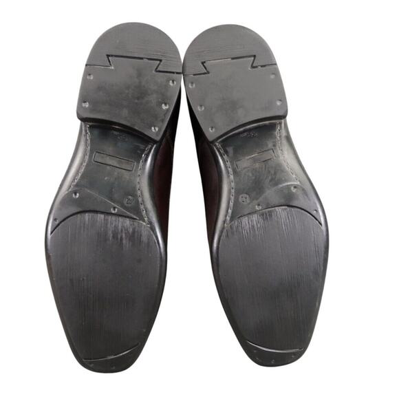 To Boot Shoes Mens 9 Oxford Derby Classic Leather Square Toe Formal Adam Derrick - Picture 11 of 16